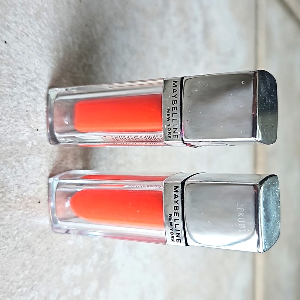 Maybelline New York Lip Elixir 015 Mandrain Rapture 2 PACK